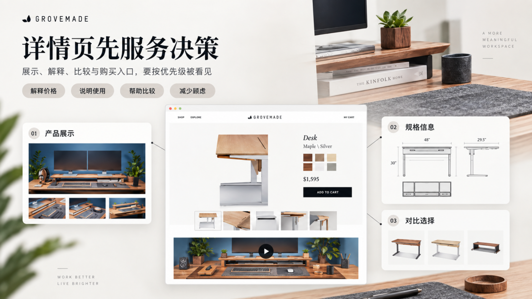 独立站优秀案例分析：Grovemade如何把桌面配件卖成高客单价工作空间
