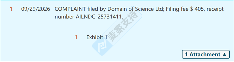 26-cv-11944 | YouTube顶流科普博主出手!Domain of Science一纸TRO封杀144家跨境侵权店