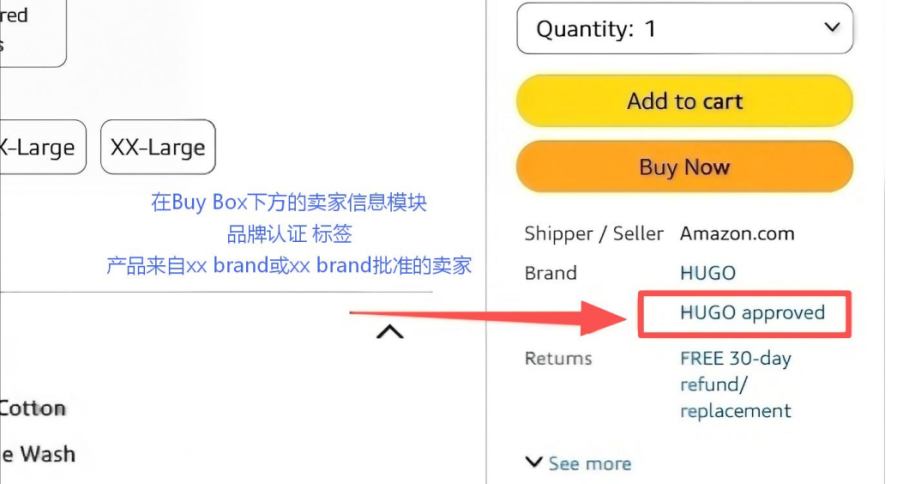 亚马逊前台全新“品牌授权”标签