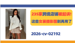 235家跨境店铺被起诉！这些女装摄影图别出现在Listing了！