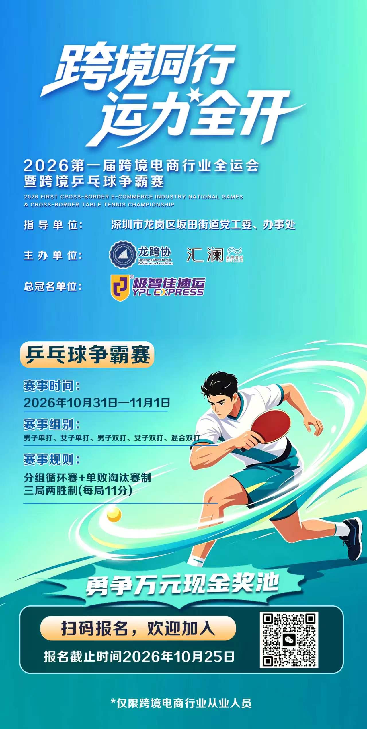 从跨境尖兵到羽球选手!2026首届跨境电商行业全运会暨“澳华杯”羽毛球赛圆满收官