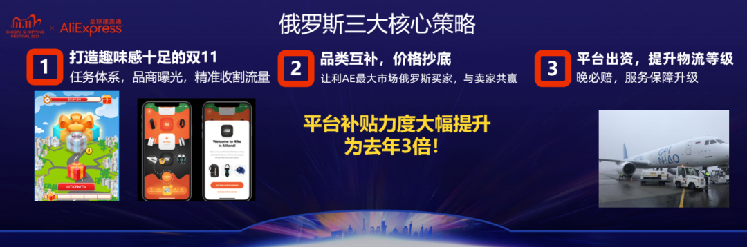 3倍平台补贴，全新物流服务，专项扶持最具趣味感双11
