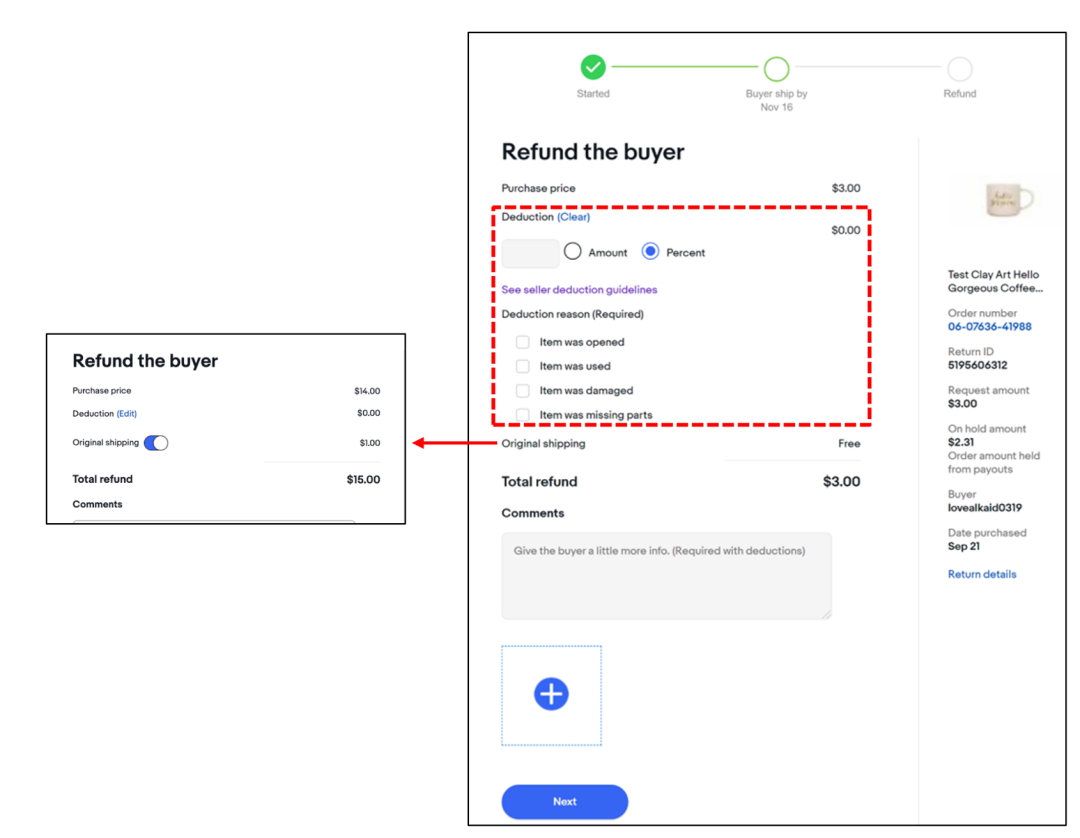 每个eBay卖家都要了解的事！掌握不同退款方式的费用退还规则