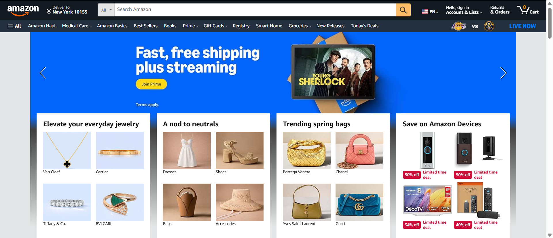 突发！亚马逊美国站崩了