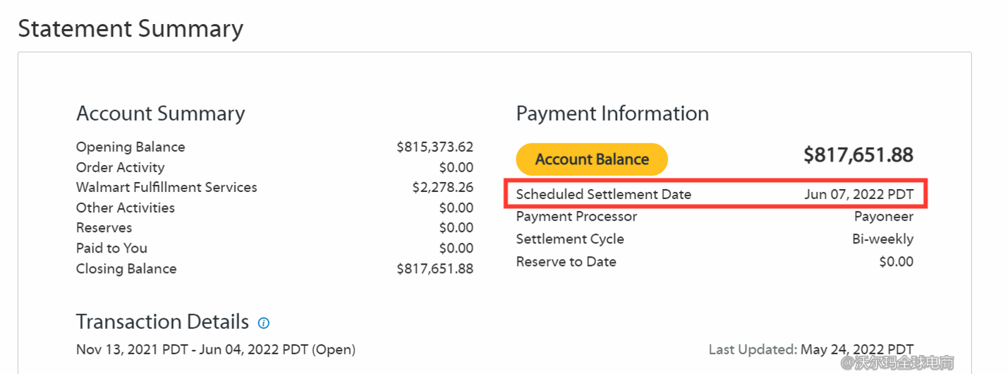 Seller Center报告分析：Payments