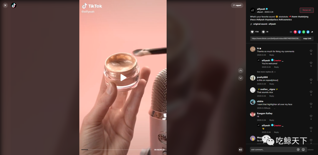 播放量破亿，e.l.f如何玩转TikTok占领美妆营销新阵地？