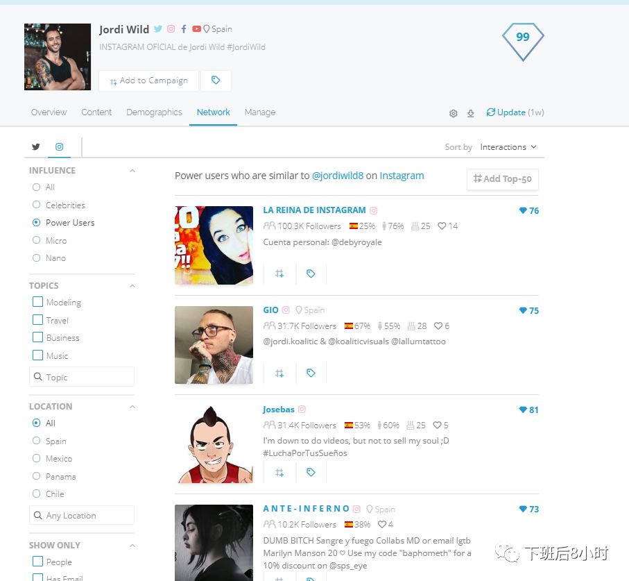 Klear是做海外网红营销常用的工具