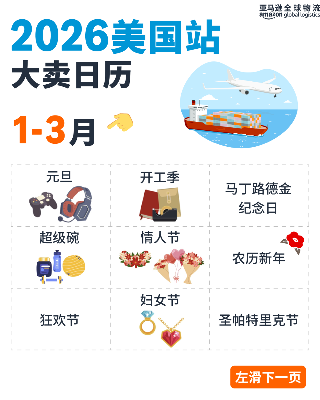 亚马逊美国站小课堂3|2026重要节庆日备货时间线