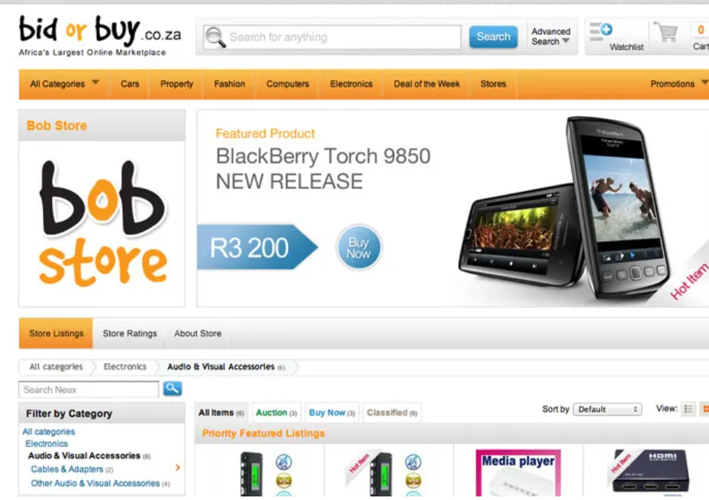 亚马逊南非站的野望