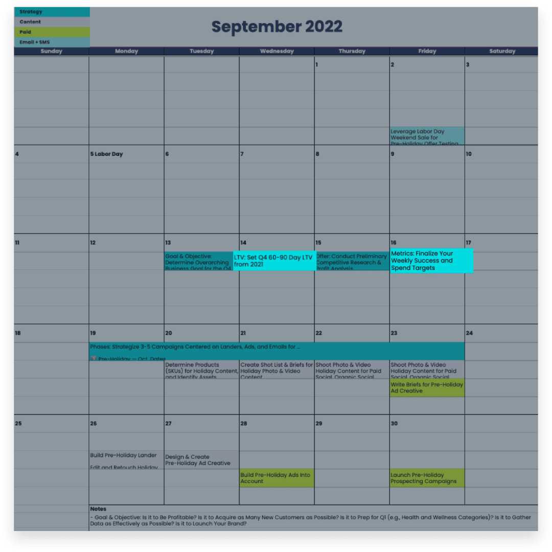 3000字长文实战,2022年黑五海外社交媒体活动营销日历