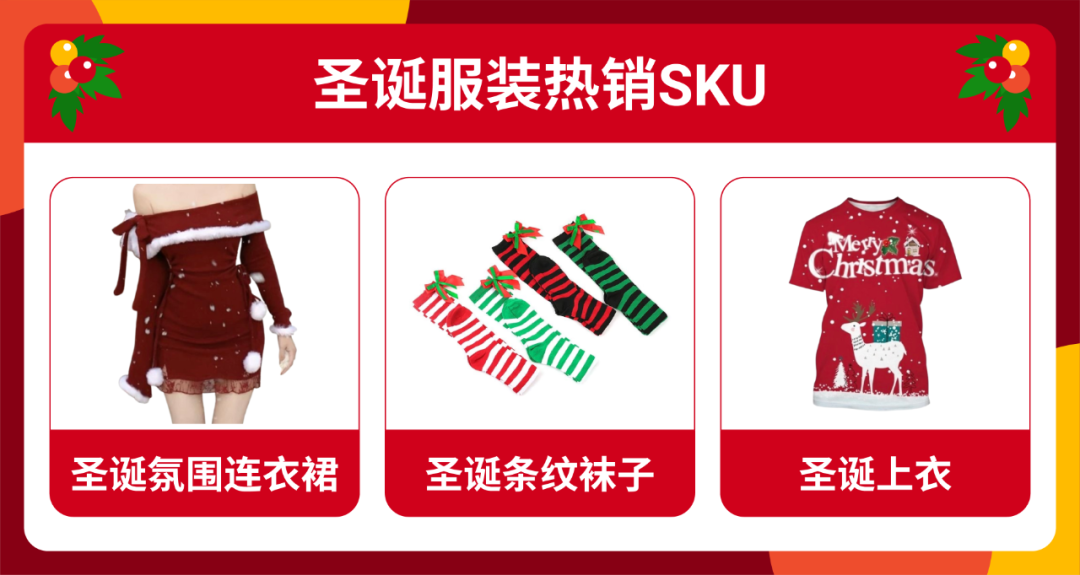 圣诞季热销选品指南! 从穿搭到礼品, 解锁年末重磅节庆商机