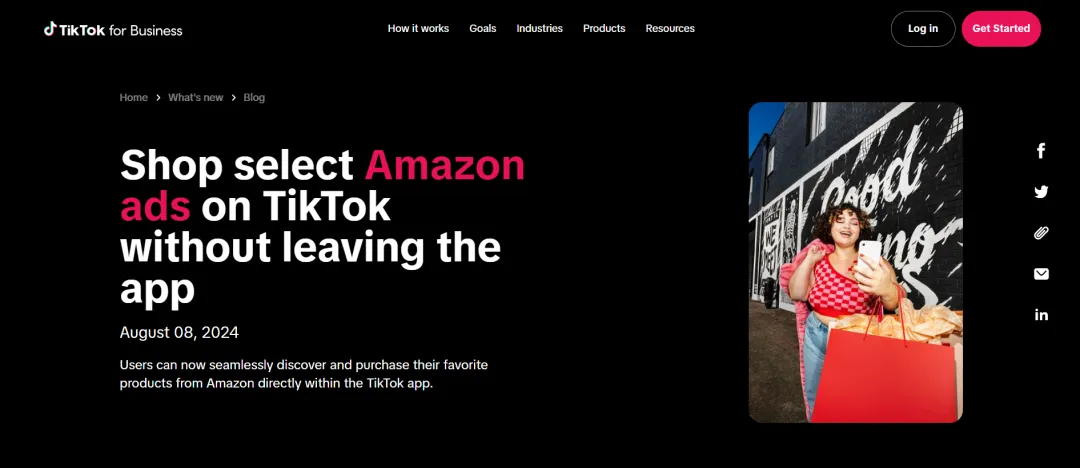 攜手亞馬遜，流量為王的TikTok，給了跨境賣家更多可能性