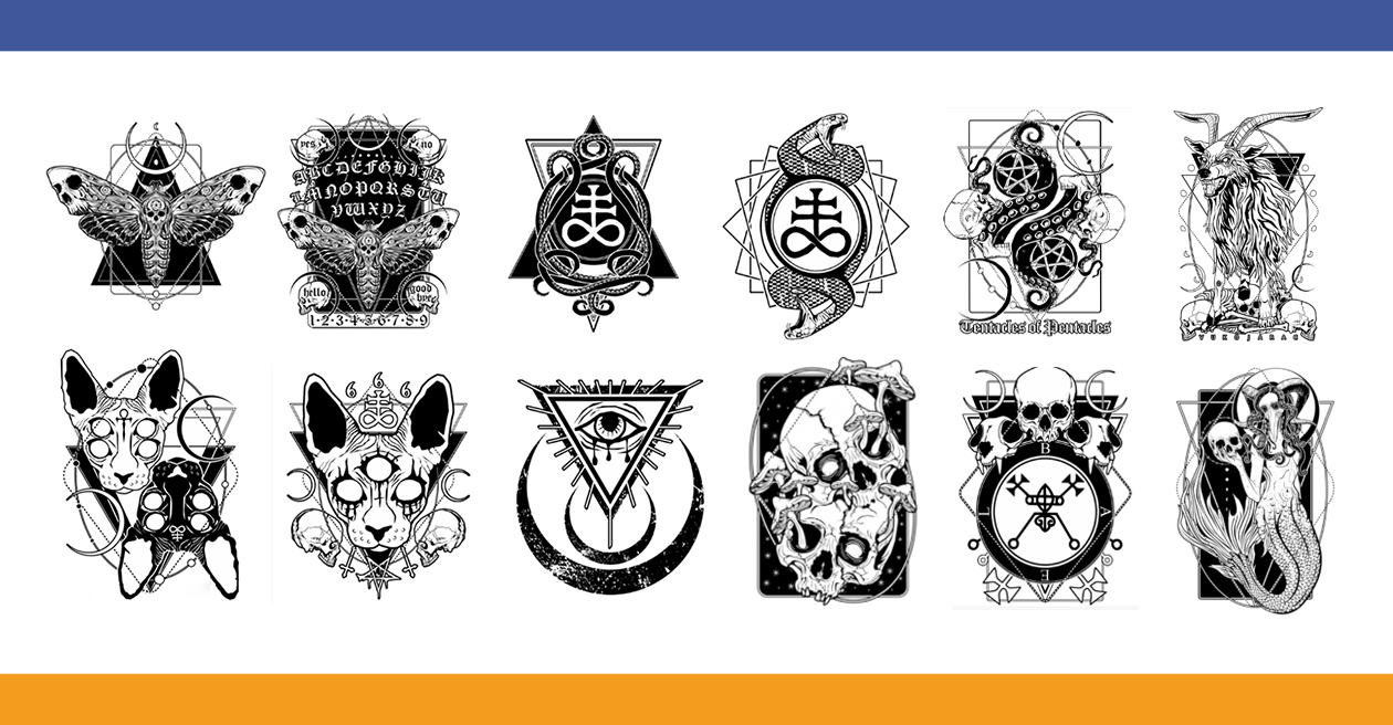 这些插画勿卖！暗黑系风格版权作品TRO！