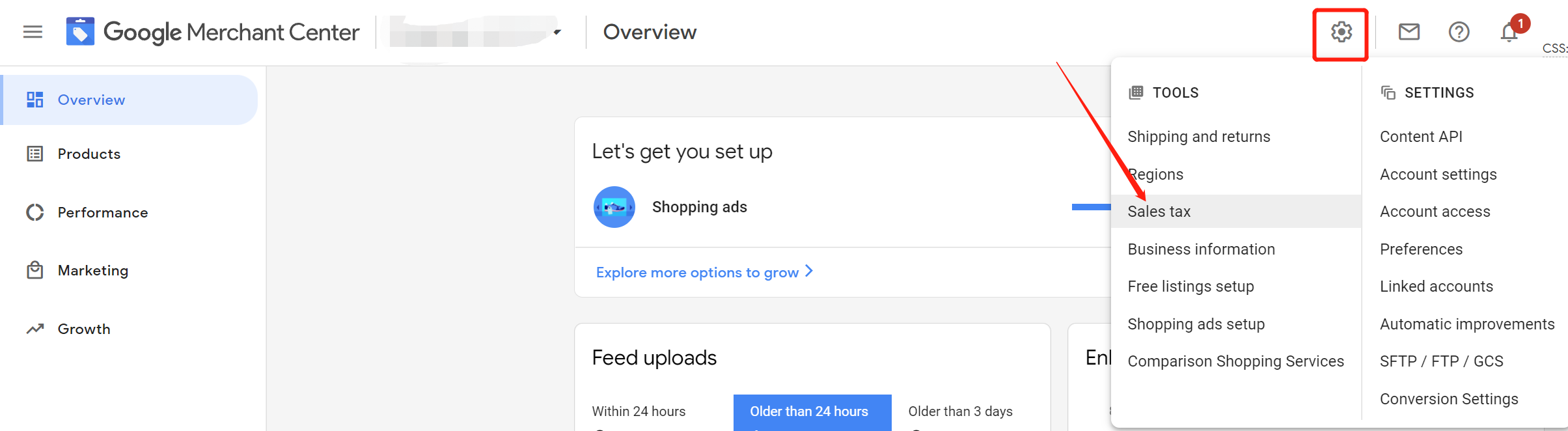 GMC的税费信息如何设置？