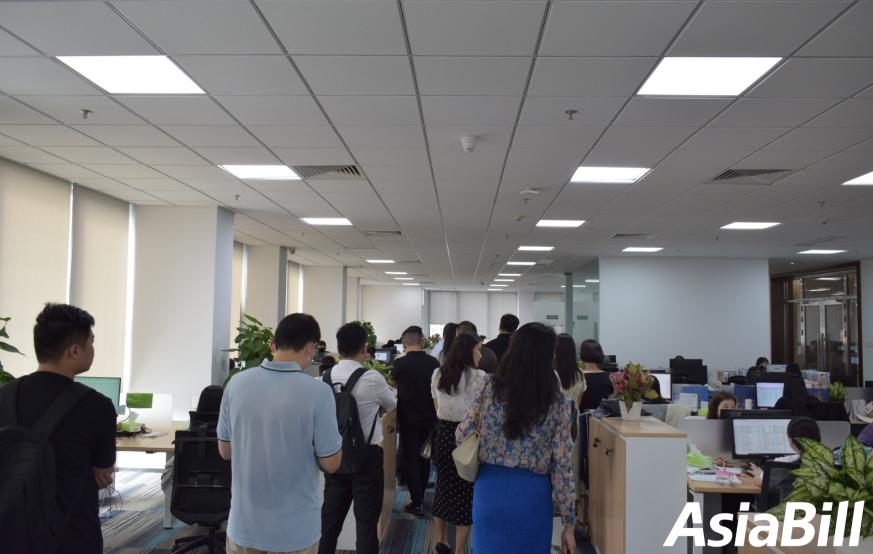 热烈欢迎三亚中央商务区管理局招商调研组到Asiabill视察