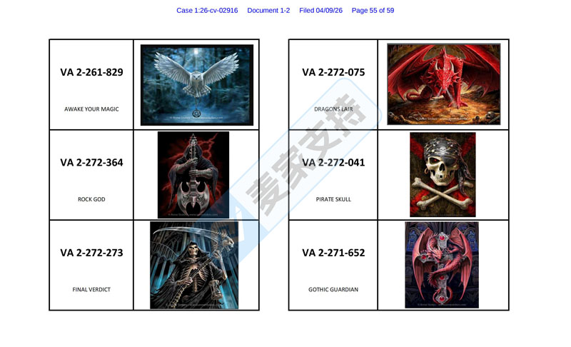 26-cv-02916，面对疾风暴吧！Whitewood 律所强势接手Anne Stokes版权，跨境卖家需紧急避险