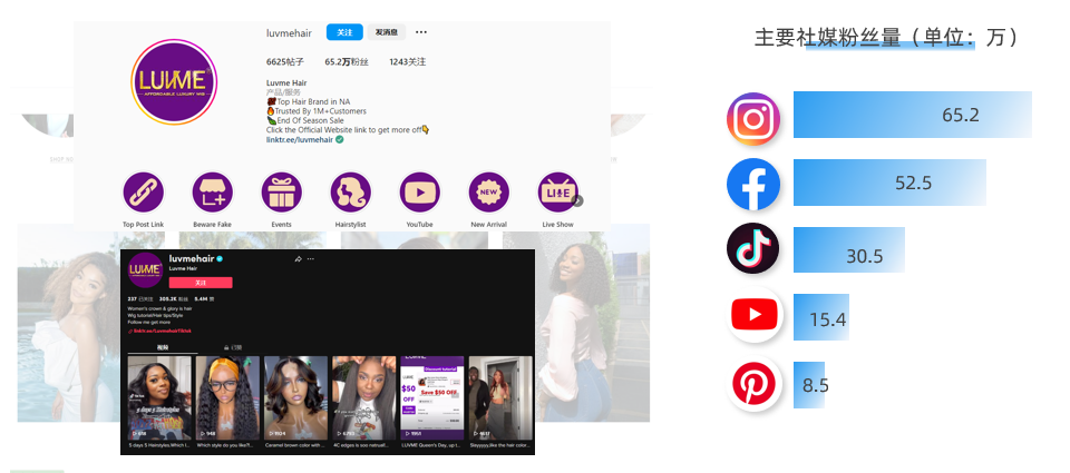 访问量百万，出海美国的顶级假发品牌 Luvmehair 研究！