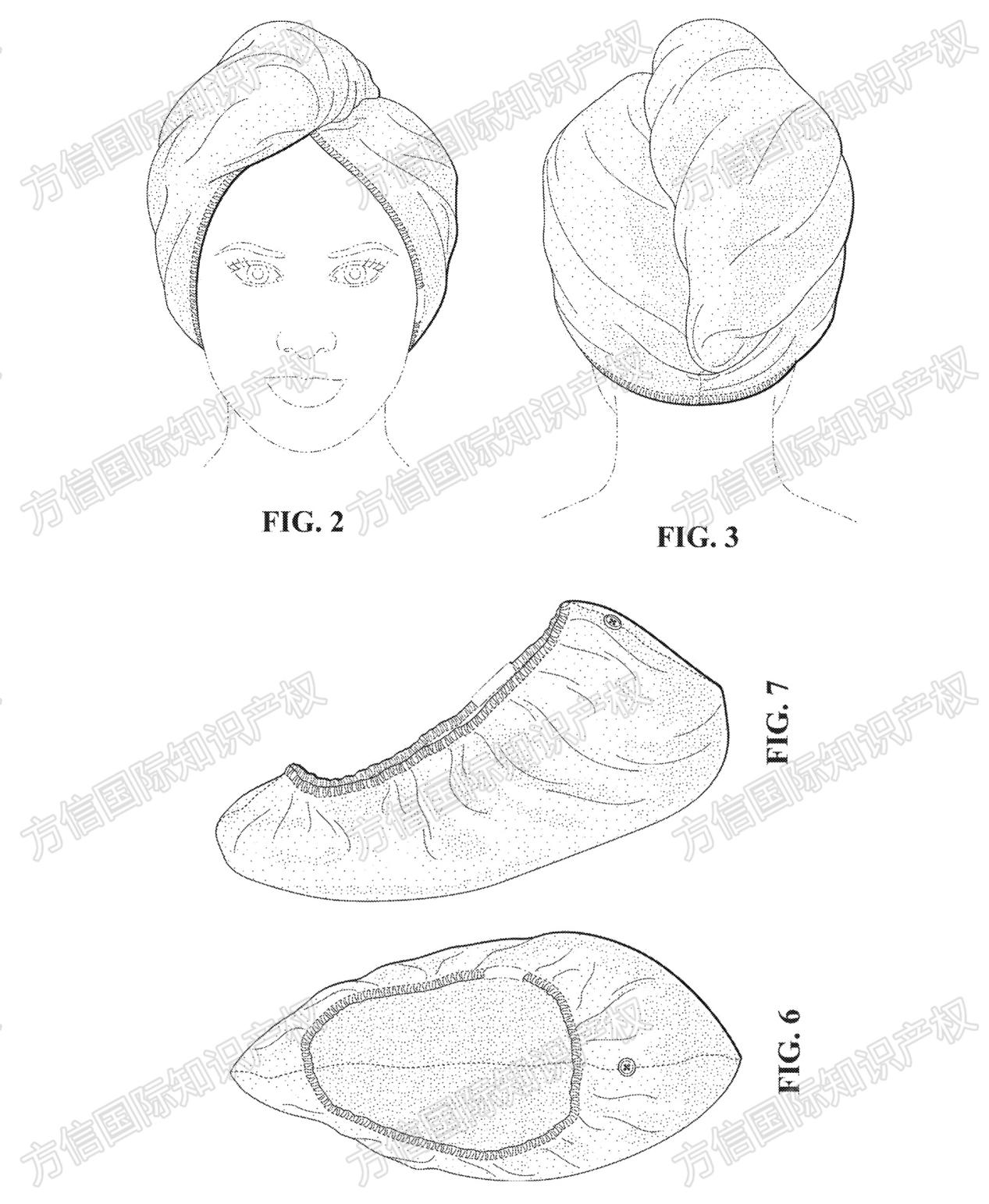 危险！爆款干发帽Hair Towel专利维权，极易踩坑！