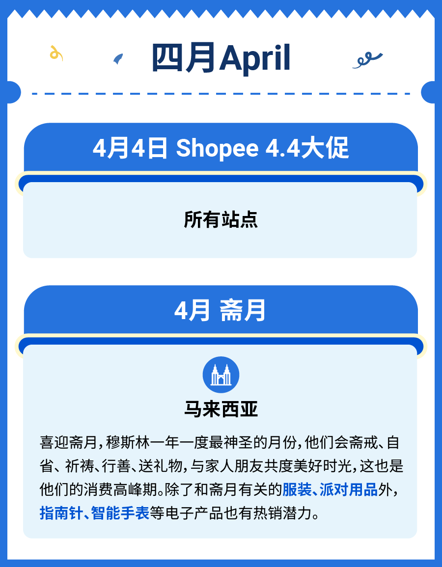 爆单必看！2024年Shopee大促日历公布，详细解读上半年跨境商机