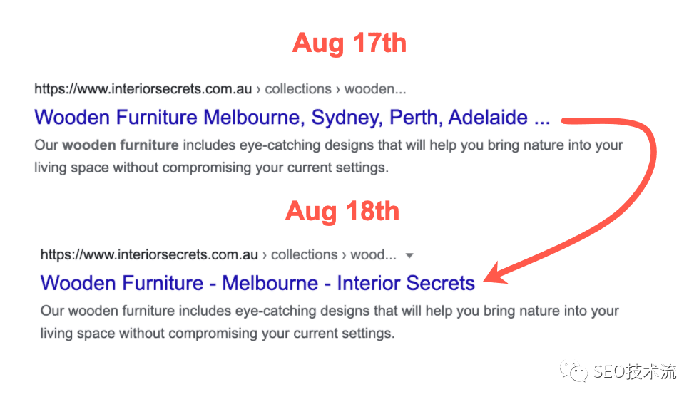 Google 搜索结果 Title 规则更新：不再根据搜索词变化