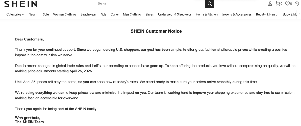 Temu和SHEIN涨价倒计时！4月25日生效，美国人急了！