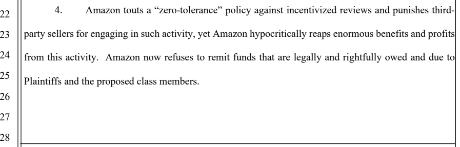 卖家集体起诉亚马逊，要求拿回被扣资金的胜算有多大