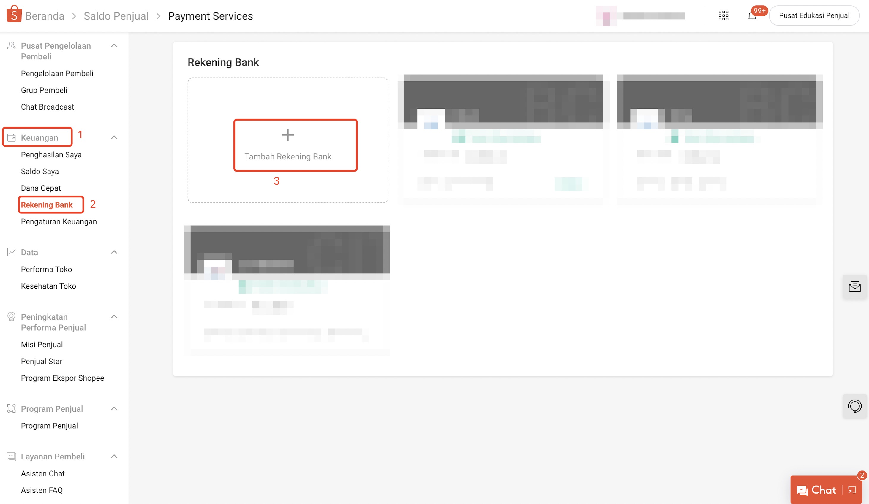 Shopee印尼收款账户绑定指南