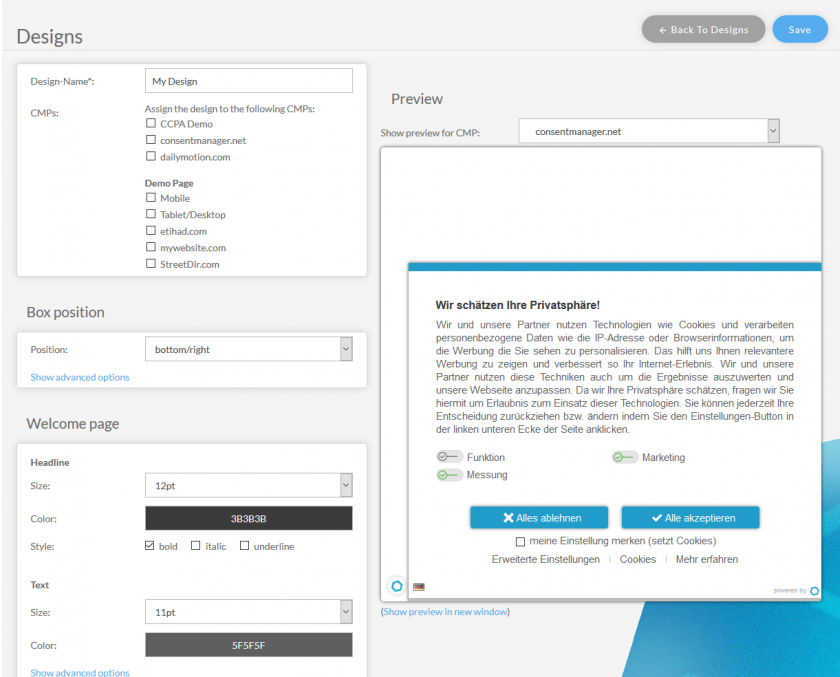谷歌广告consent mode部署教程：使用consentmanager工具
