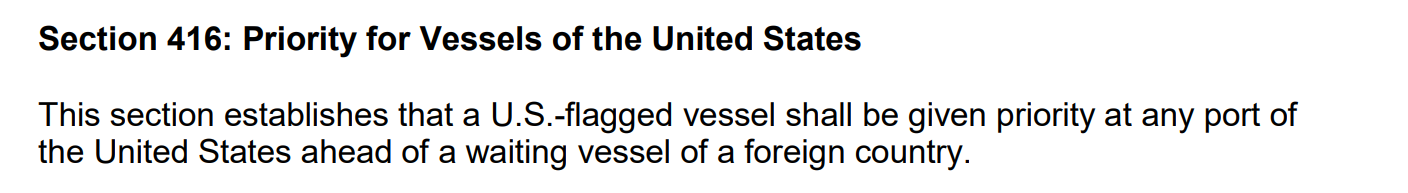 美国欲立新法，要求从中国进口货物必须走美国船！对中国船加税