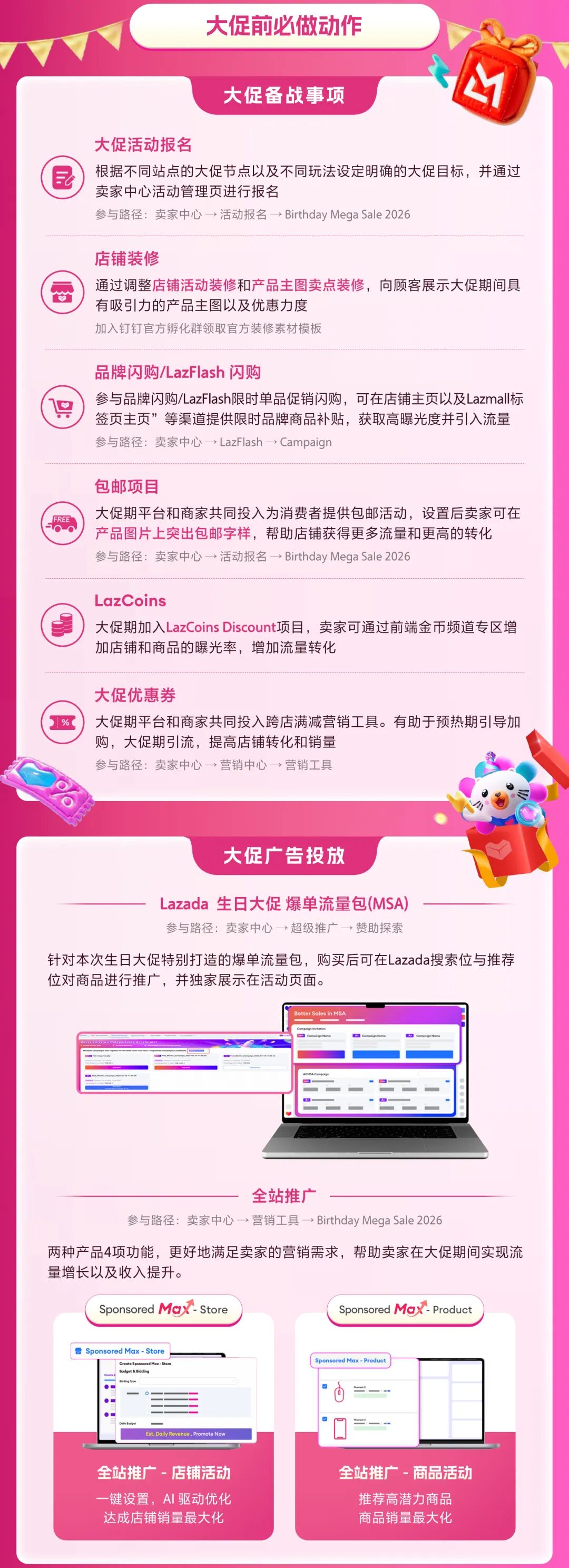 燃爆东南亚！Lazada 生日大促号角吹响，跨境商家全员出击！