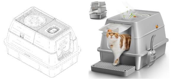 最新美国外观专利下证!婴儿浴椅、猫砂盆、除草器、手机支架等产品不能卖!