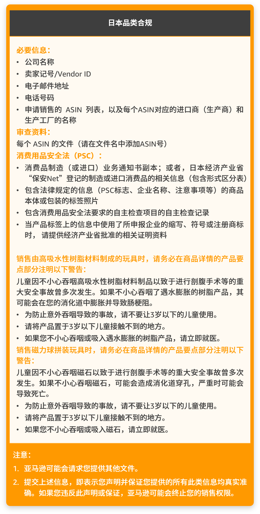 【重要】亚马逊新增2个禁售品类、8个售前审核品类！涉及12个站点！