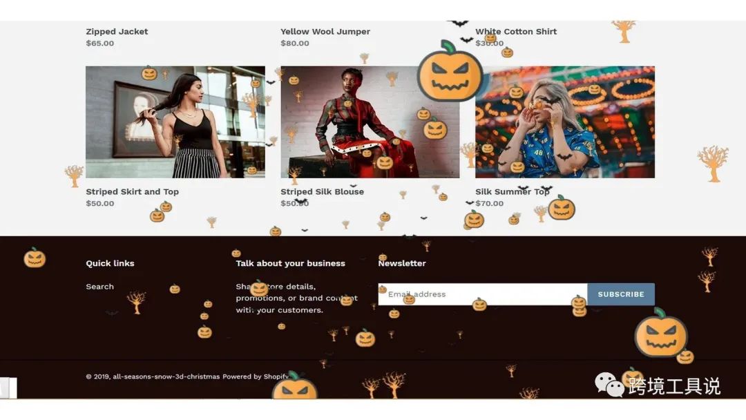 9款Shopify万圣节效果App，南瓜灯/女巫都有