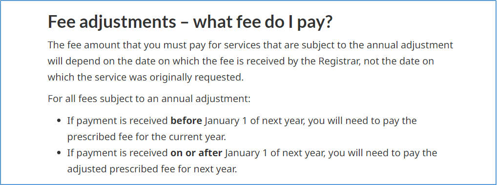 重要通知！加拿大知识产权局宣布官费上涨！