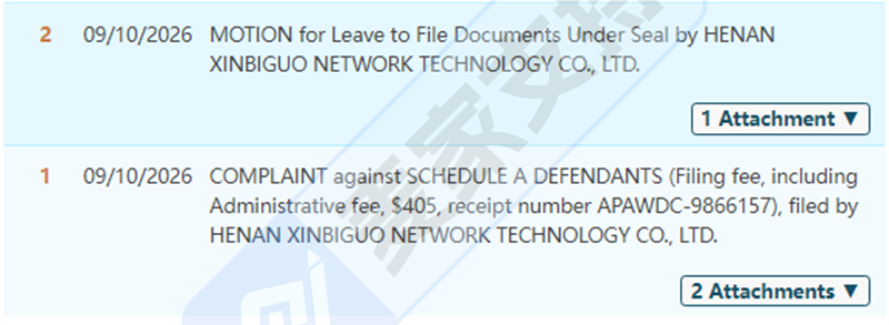 26-cv-01888｜LDQ商标隐匿维权进行中，Temu与Amazon店铺注意排查