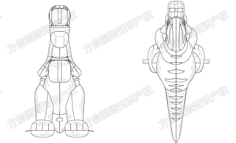 圣诞新下证专利！这3款充气恐龙个性十足，侵权风险飙升！