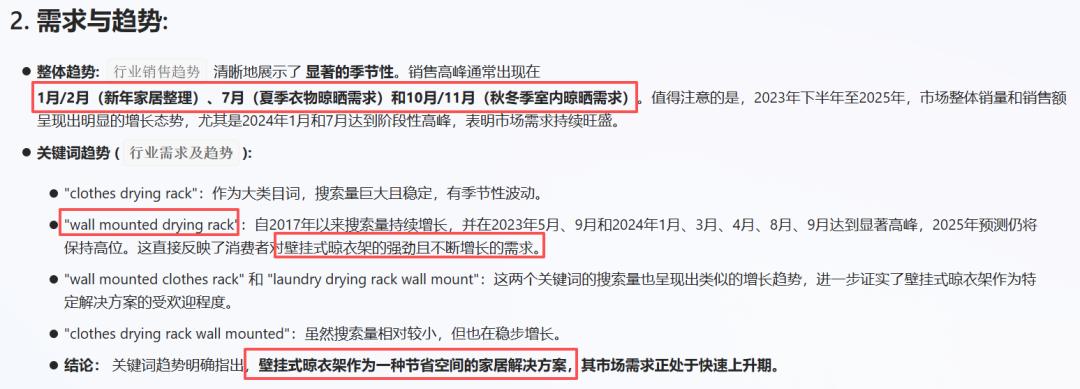亚马逊选品结合AI解读热门产品第73期，壁挂式晾衣架市场怎么样