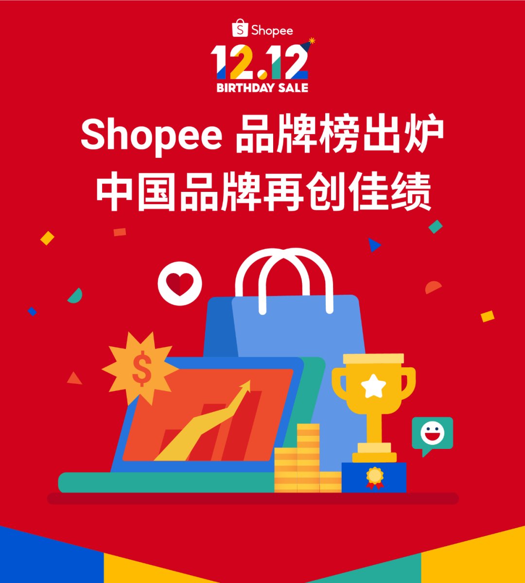 12.12大促品牌榜出炉! Shopee Mall品牌商城订单量达平日14倍