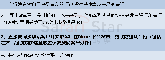 Amy聊跨境:中东热门平台Noon哪些产品不能卖?评论政策是什么?>>