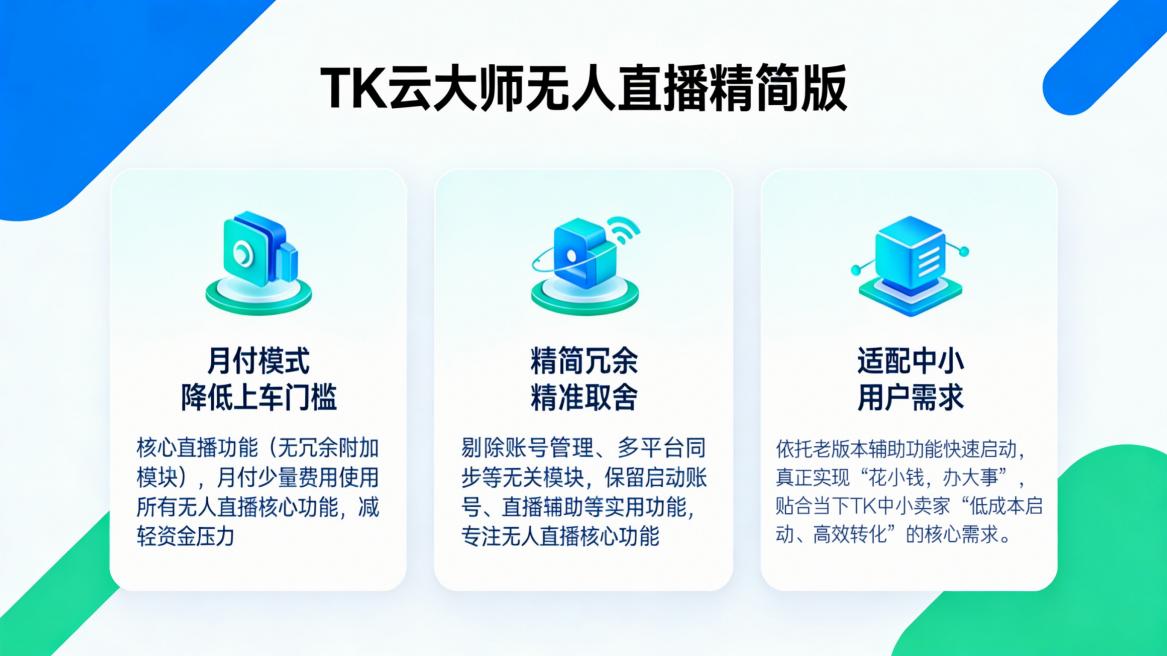 TK跨境新力量！TK云大师新系统强势进军无人直播领域，赋能新手轻松布局