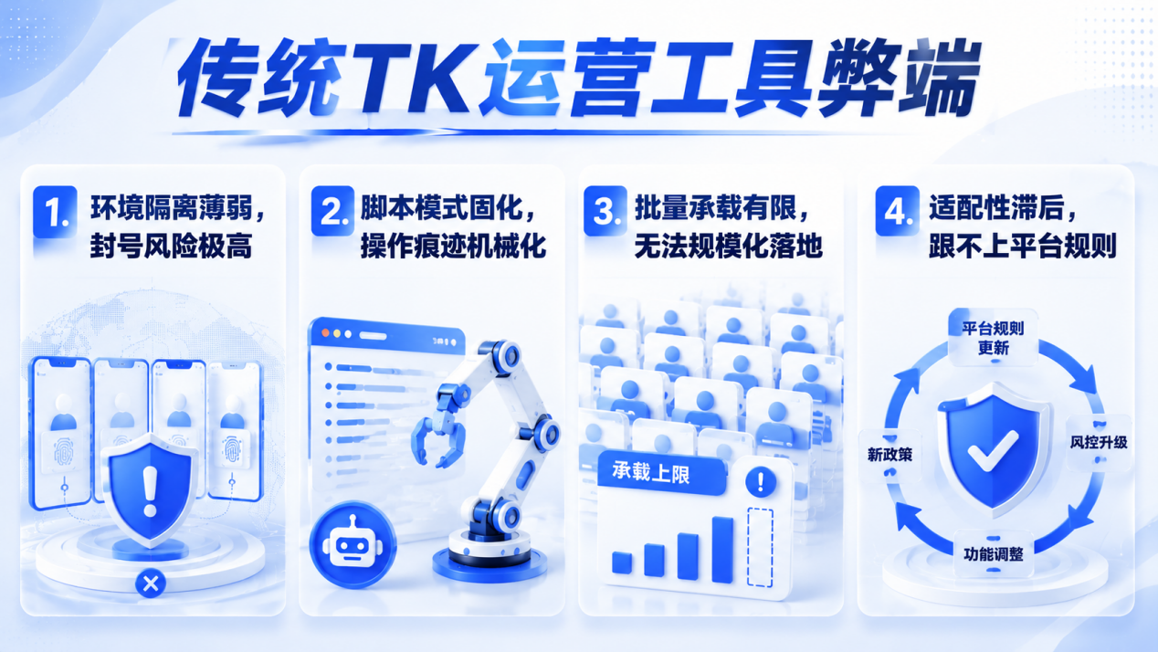 安全防封！TK云大师定制脚本解锁TikTok矩阵高效运营全场景