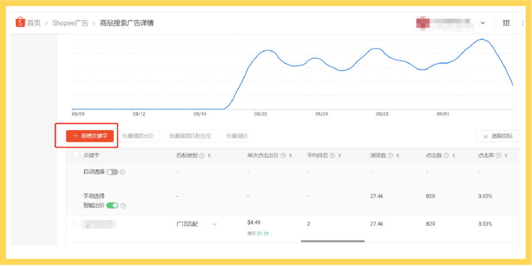 流量效果优化? “关键词列表导出”新功能赶紧用起来