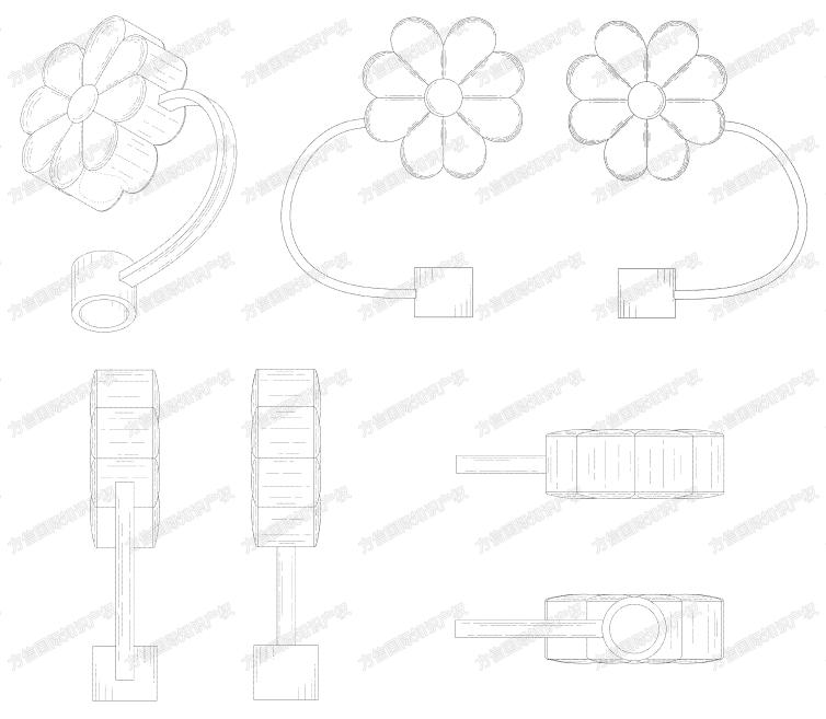 最新下证!多人售卖的花朵吸管盖Flower Straw Cover有侵权风险!