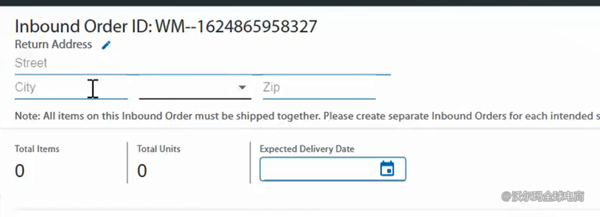 WFS 后臺(tái)操作：創(chuàng)建發(fā)貨清單