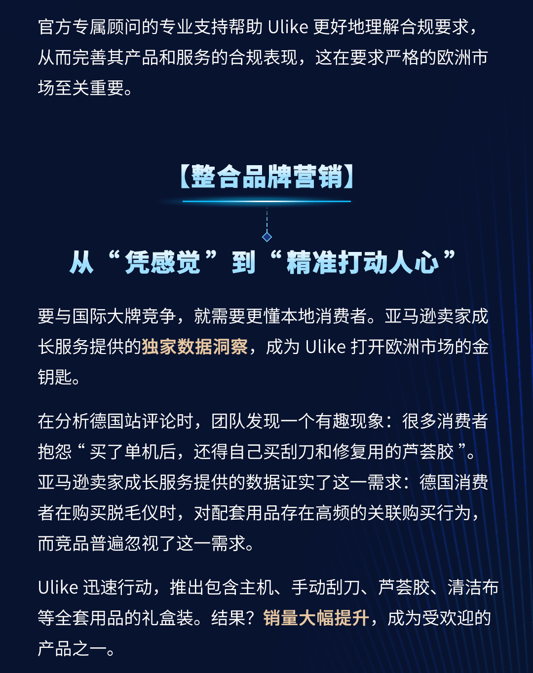 亚马逊卖家成长服务，推动Ulike开拓欧美市场、登顶全球！