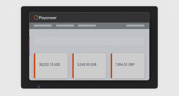 焕新升级，Payoneer 账户新界面简单明了，一睹为快