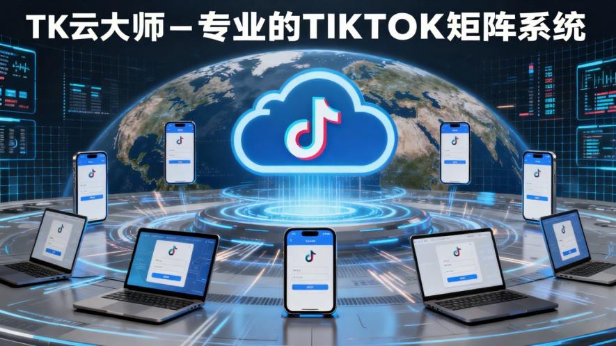 从号商到跨境电商:TK云大师自定义工作流适配TikTok全场景运营