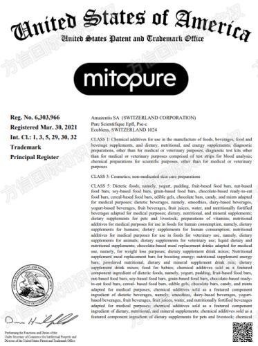 保健品卖家注意！MITOPURE营养剂商标TRO！