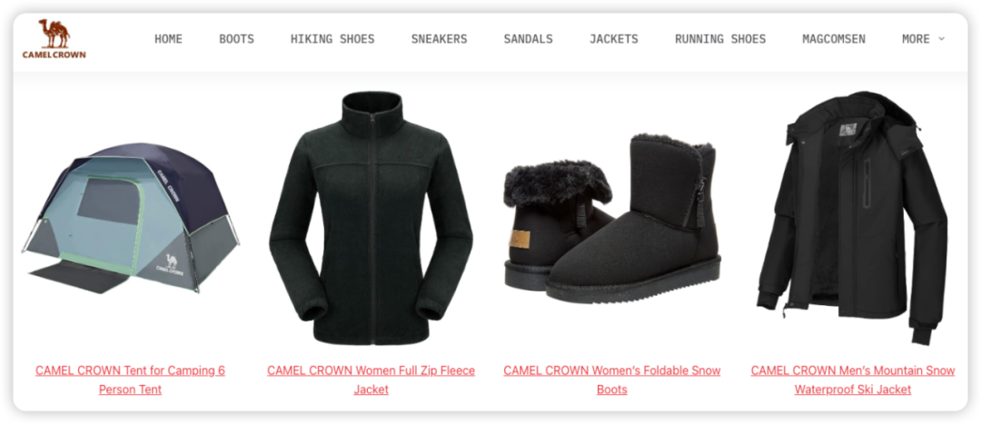 骆驼Camel出海，将冲锋衣干成大爆款