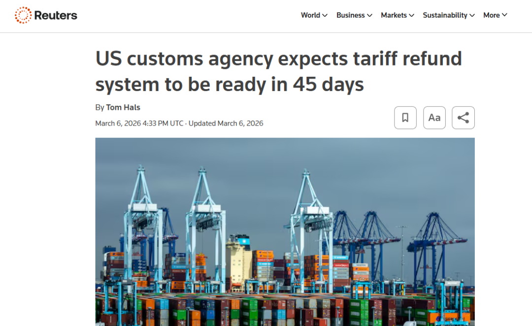 史上最大规模退税！美国海关4月大动作